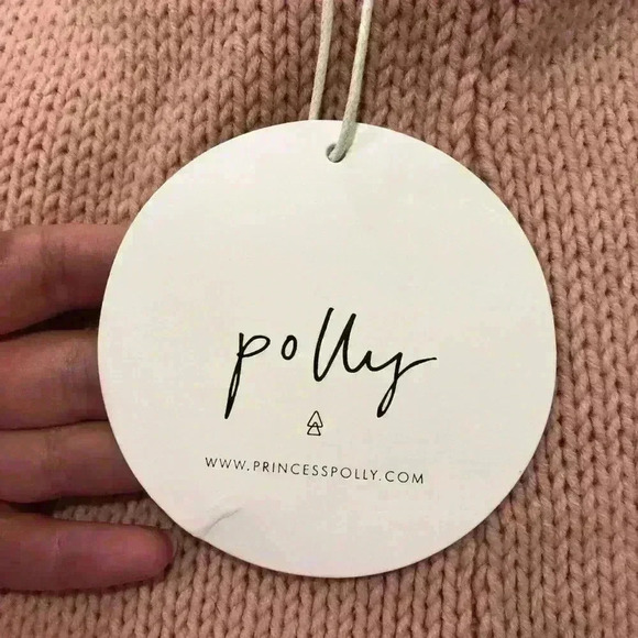 Princess Polly Temptations Bubble Gum Pink Wool Blend Knit Shorts Sz L/XL - Picture 9 of 9